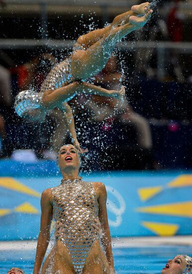 2012 Olympics. Synchronized Swimming Team Finals
