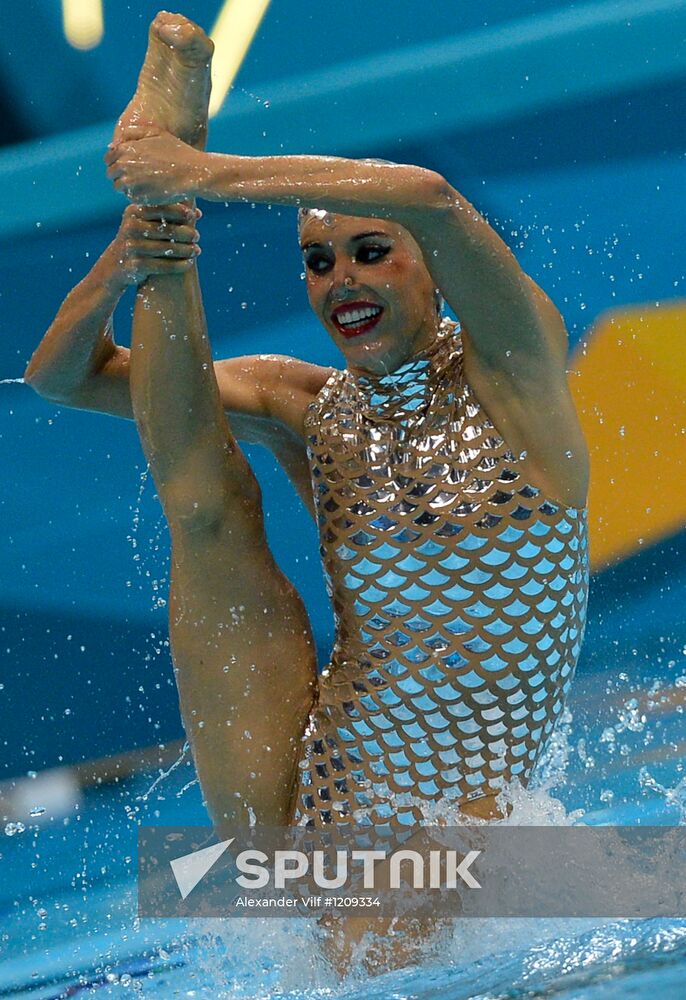 2012 Olympics. Synchronized Swimming Team Finals