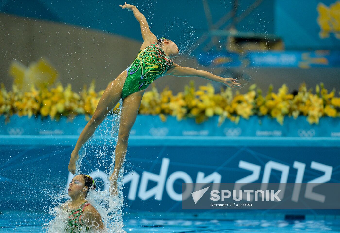 2012 Olympics. Synchronized Swimming Team Finals