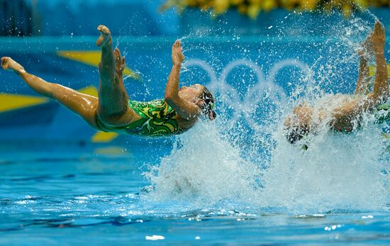 2012 Olympics. Synchronized Swimming Team Finals