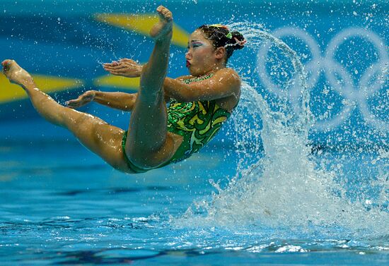 2012 Olympics. Synchronized Swimming Team Finals