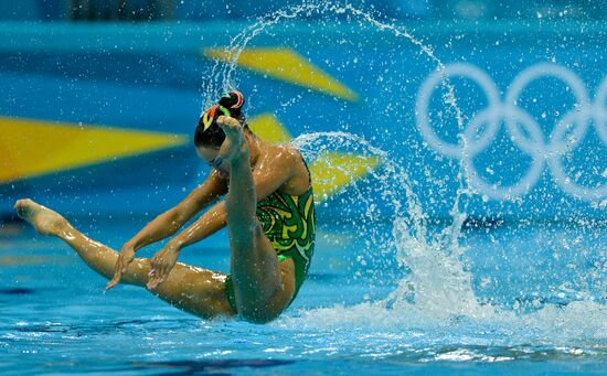 2012 Olympics. Synchronized Swimming Team Finals