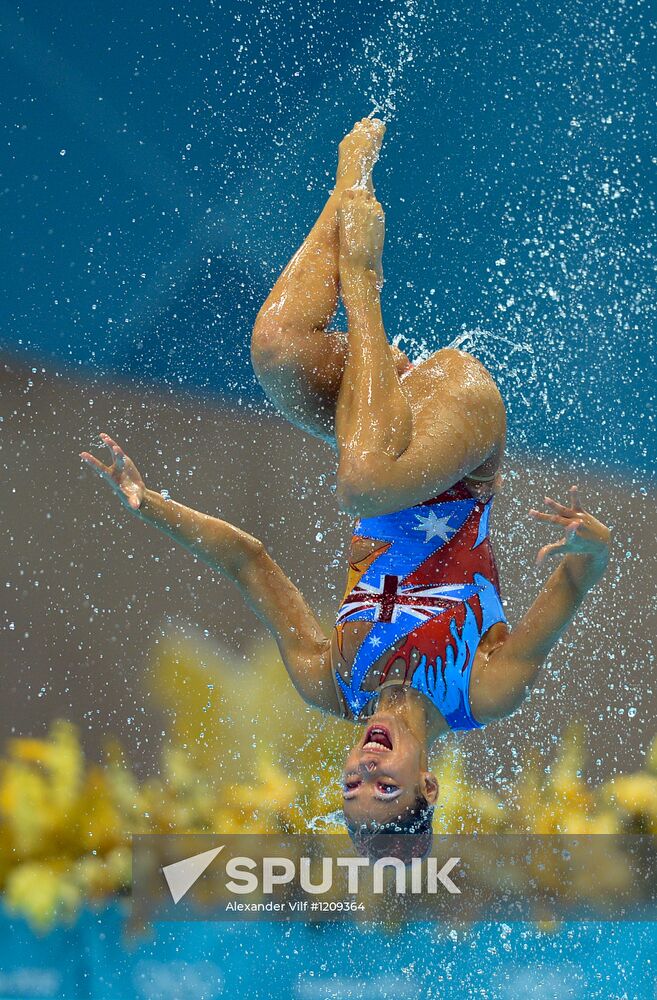 2012 Olympics. Synchronized Swimming Team Finals