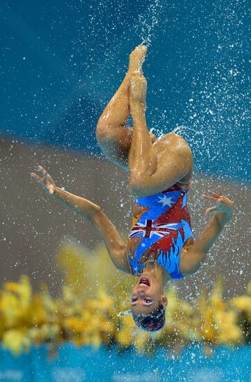 2012 Olympics. Synchronized Swimming Team Finals