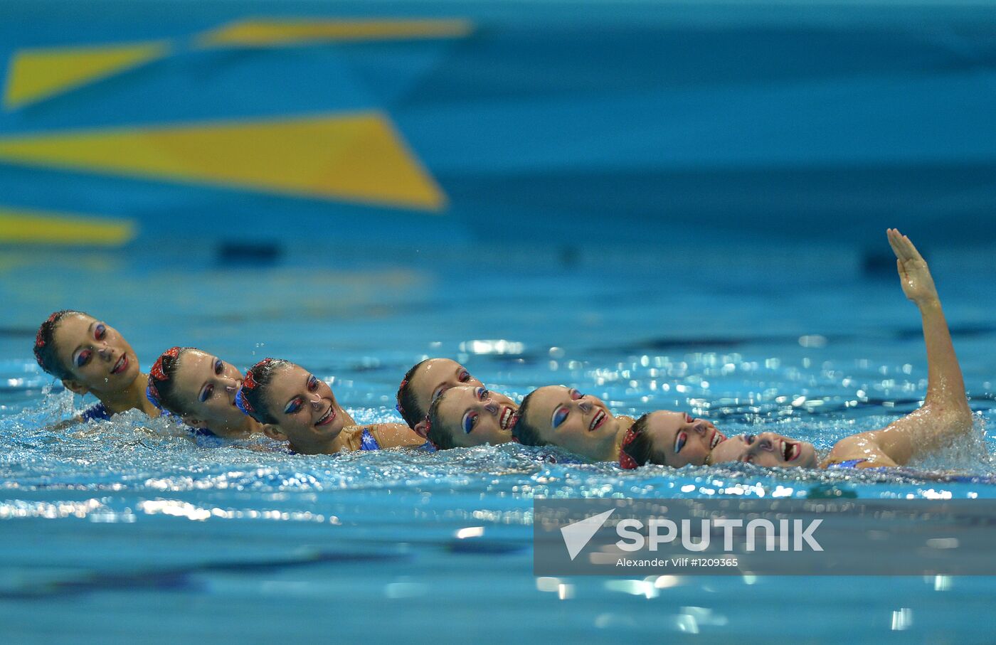 2012 Olympics. Synchronized Swimming Team Finals