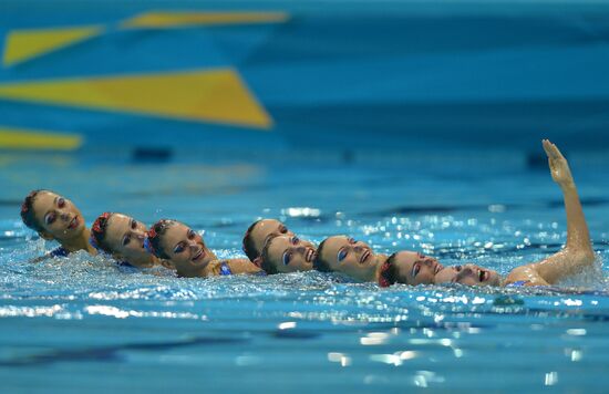 2012 Olympics. Synchronized Swimming Team Finals