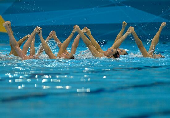2012 Olympics. Synchronized Swimming Team Finals