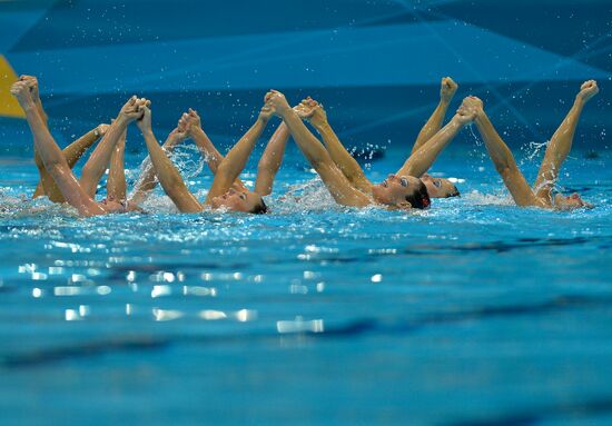 2012 Olympics. Synchronized Swimming Team Finals