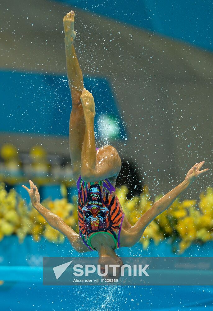 2012 Olympics. Synchronized Swimming Team Finals