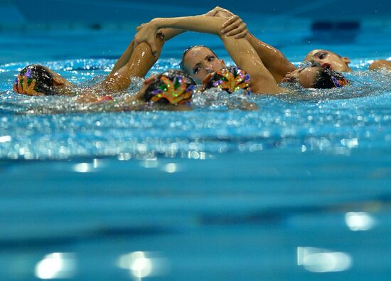 2012 Olympics. Synchronized Swimming Team Finals