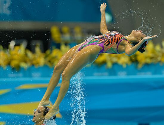 2012 Olympics. Synchronized Swimming Team Finals