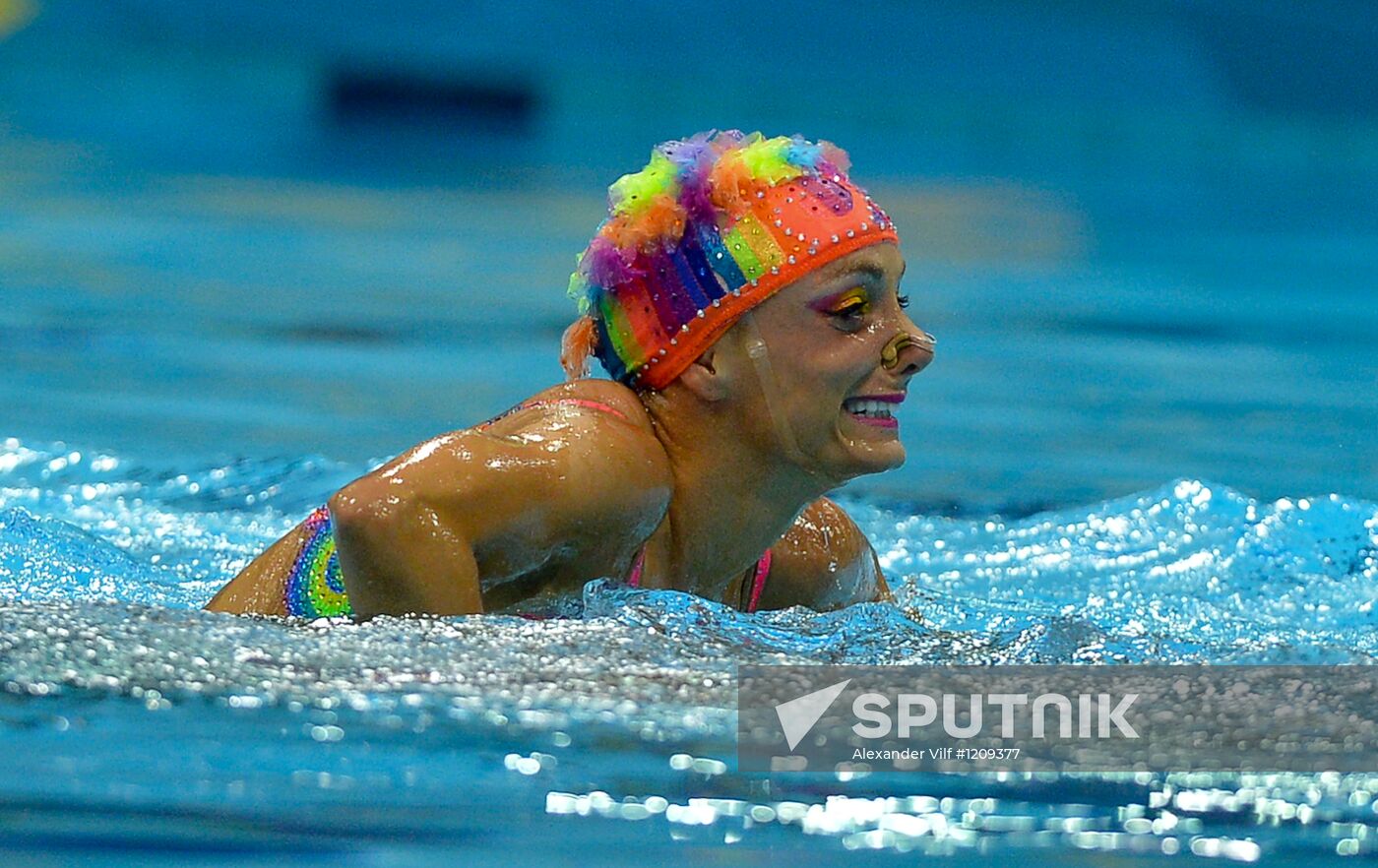 2012 Olympics. Synchronized Swimming Team Finals