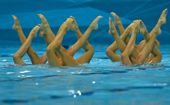 2012 Olympics. Synchronized Swimming Team Finals