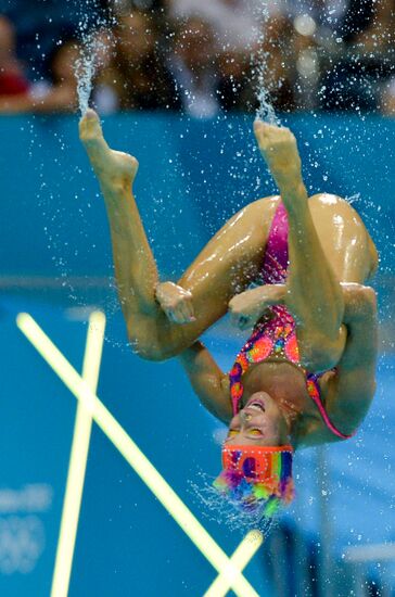 2012 Olympics. Synchronized Swimming Team Finals