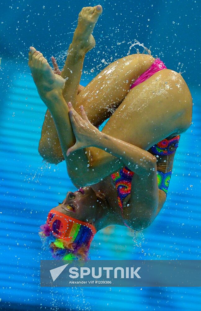 2012 Olympics. Synchronized Swimming Team Finals