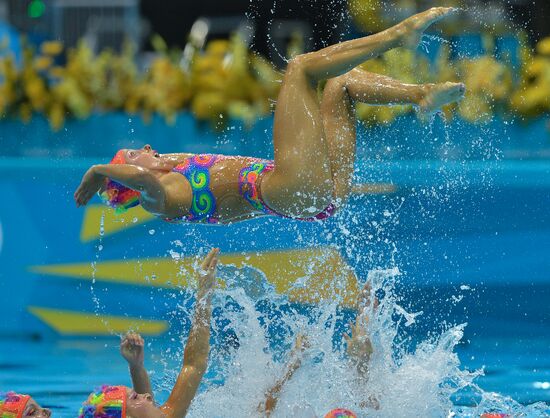 2012 Olympics. Synchronized Swimming Team Finals