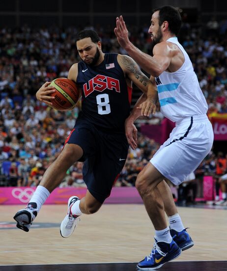 Olympics 2012. Men's Basketball. Argentina vs. USA