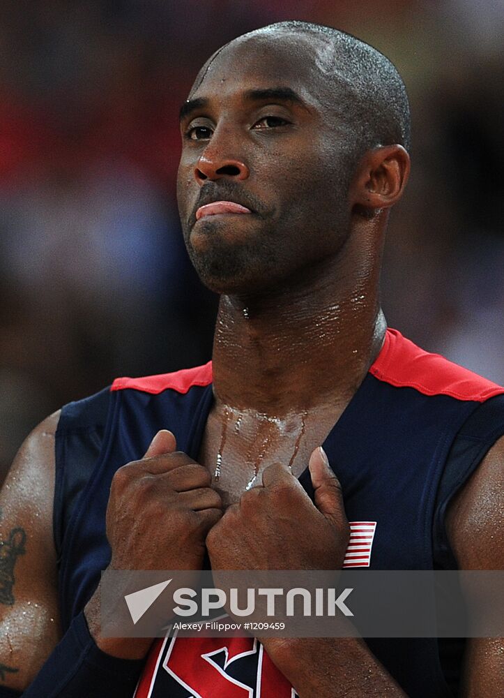 Olympics 2012 Men's Basketball. Argentina vs. USA