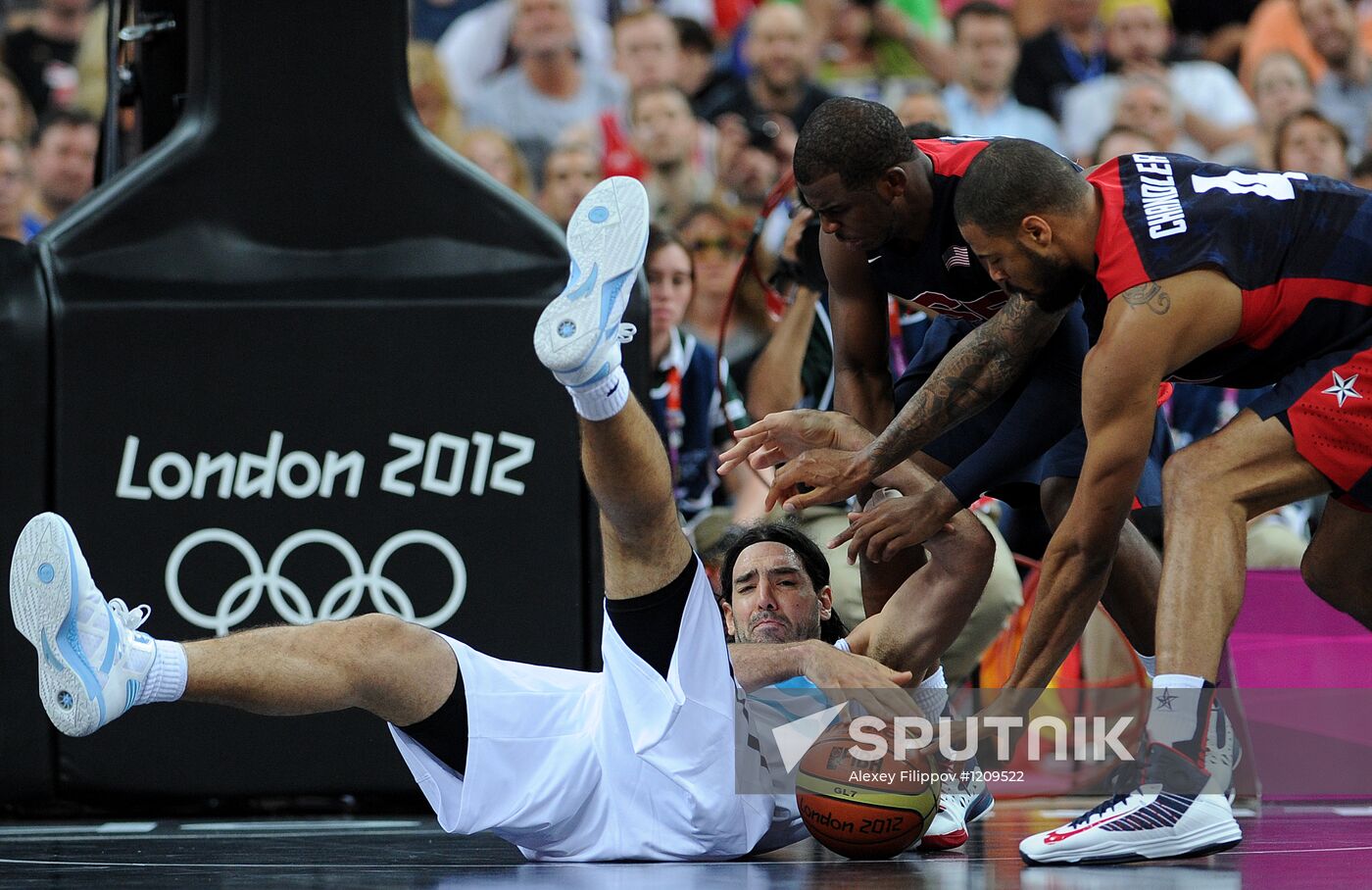 Olympics 2012. Men's Basketball. Argentina vs. USA
