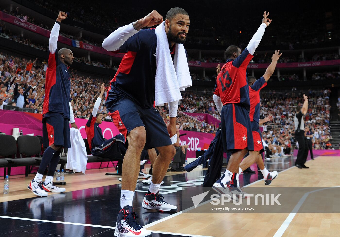 Olympics 2012. Men's Basketball. Argentina vs. USA