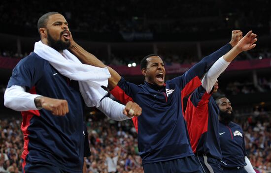 Olympics 2012. Men's Basketball. Argentina vs. USA