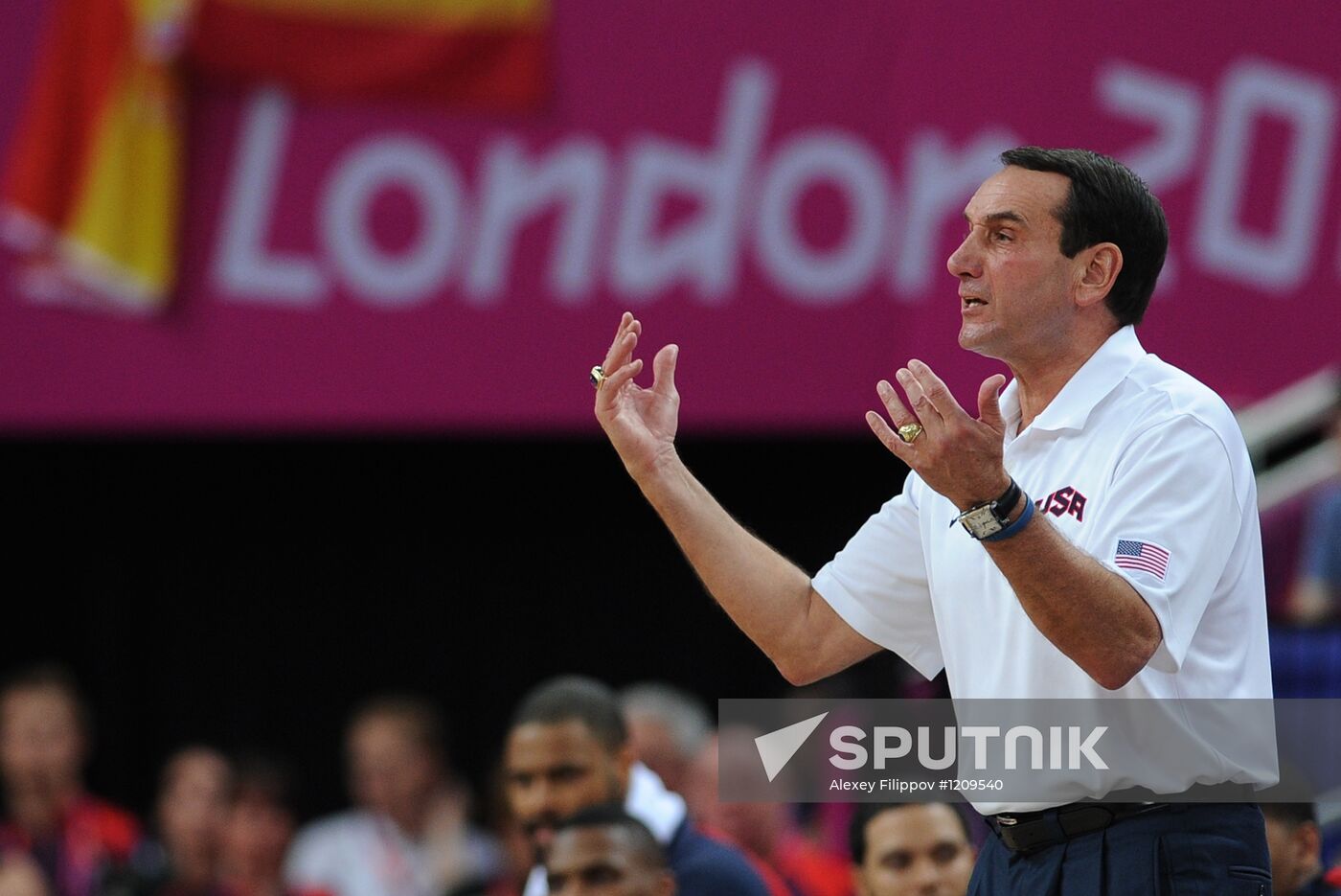Olympics 2012. Men's Basketball. Argentina vs. USA