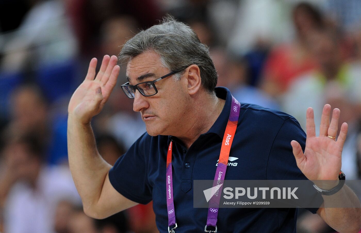 Olympics 2012 Men's Basketball. Argentina vs. USA