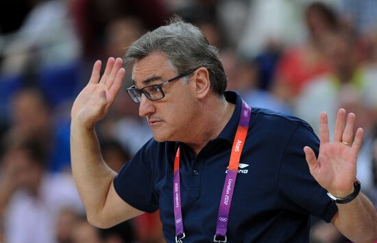 Olympics 2012 Men's Basketball. Argentina vs. USA