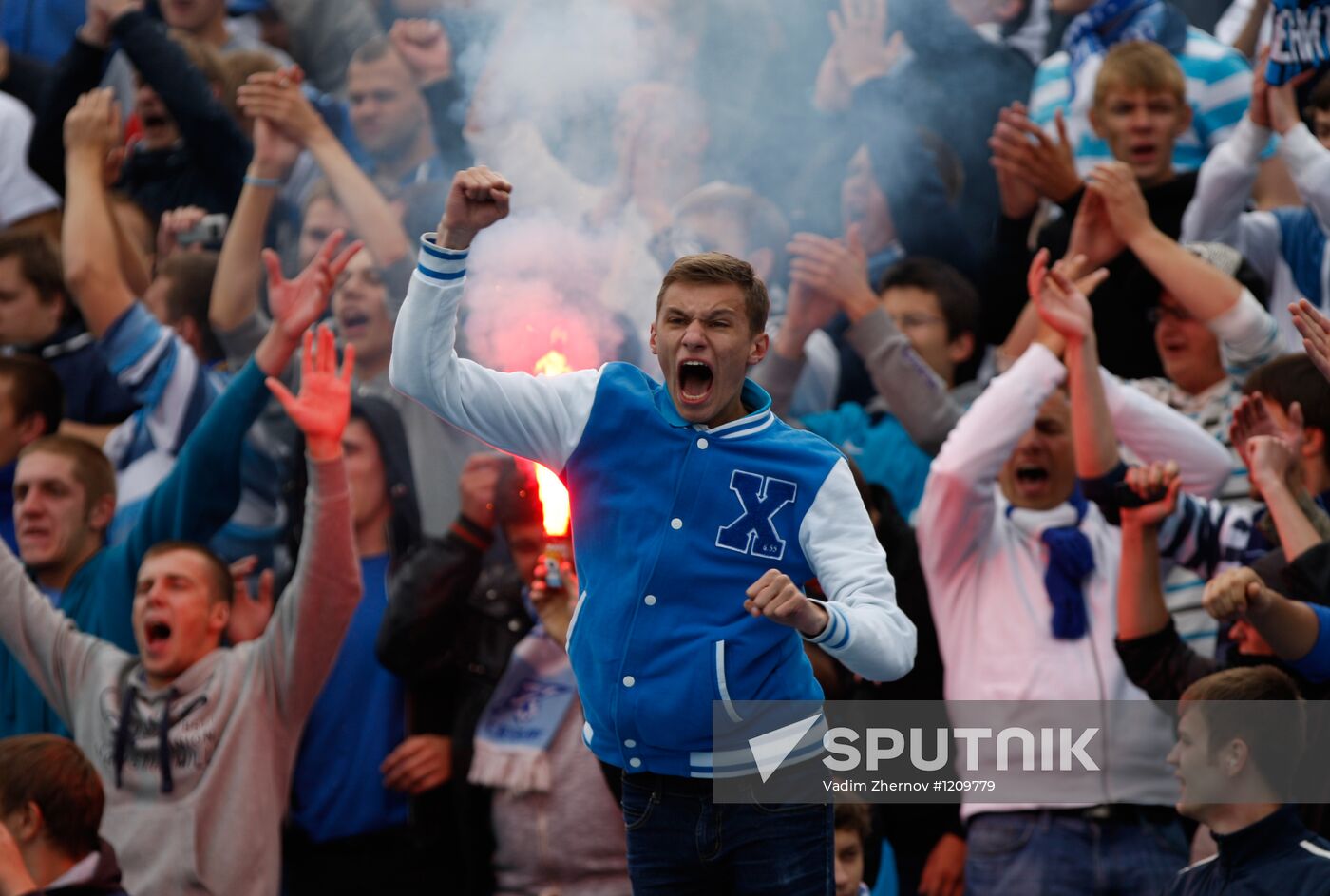 Football Russian Premier League. Zenit vs. Spartak