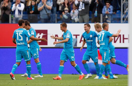 Football Russian Premier League. Zenit vs. Spartak