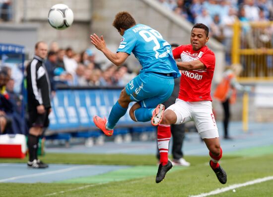 Football Russian Premier League. Zenit vs. Spartak