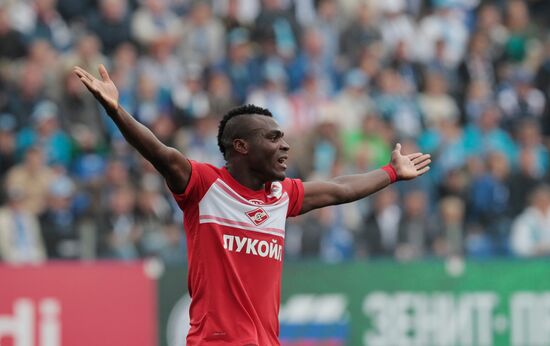 Football Russian Premier League. Zenit vs. Spartak