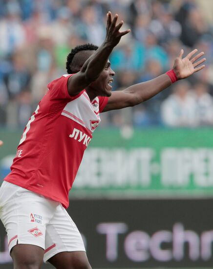 Football Russian Premier League. Zenit vs. Spartak