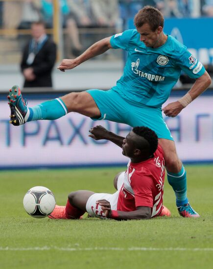 Football Russian Premier League. Zenit vs. Spartak