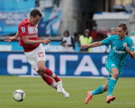 Football Russian Premier League. Zenit vs. Spartak
