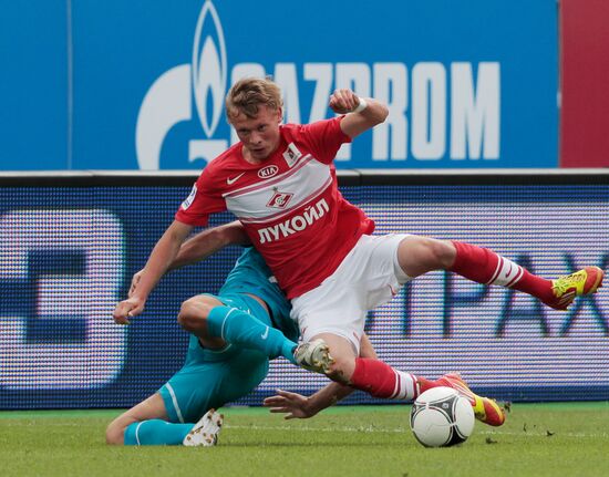 Football Russian Premier League. Zenit vs. Spartak