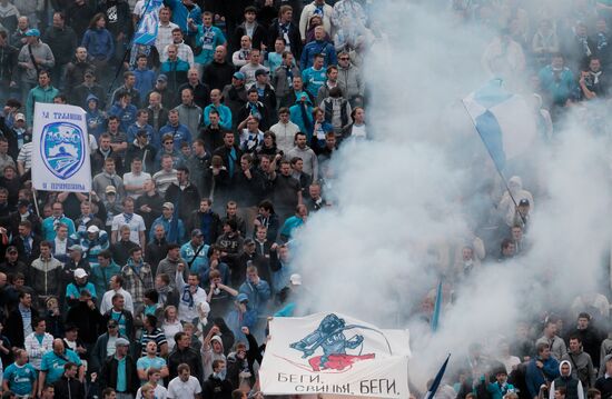 Football Russian Premier League. Zenit vs. Spartak