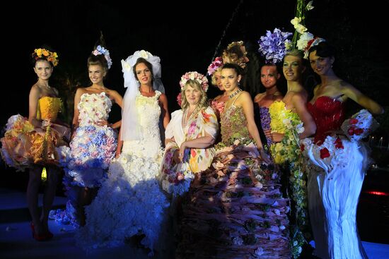 Flower ball at Villa Ephrussi de Rothschild on the Riviera