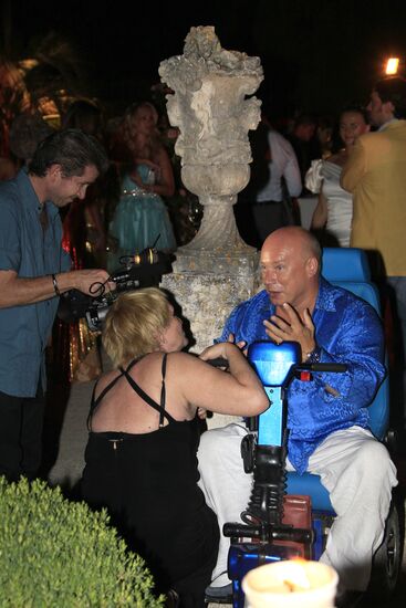 Flower Ball at Villa Ephrussi de Rothschild, Cote d'-Azur