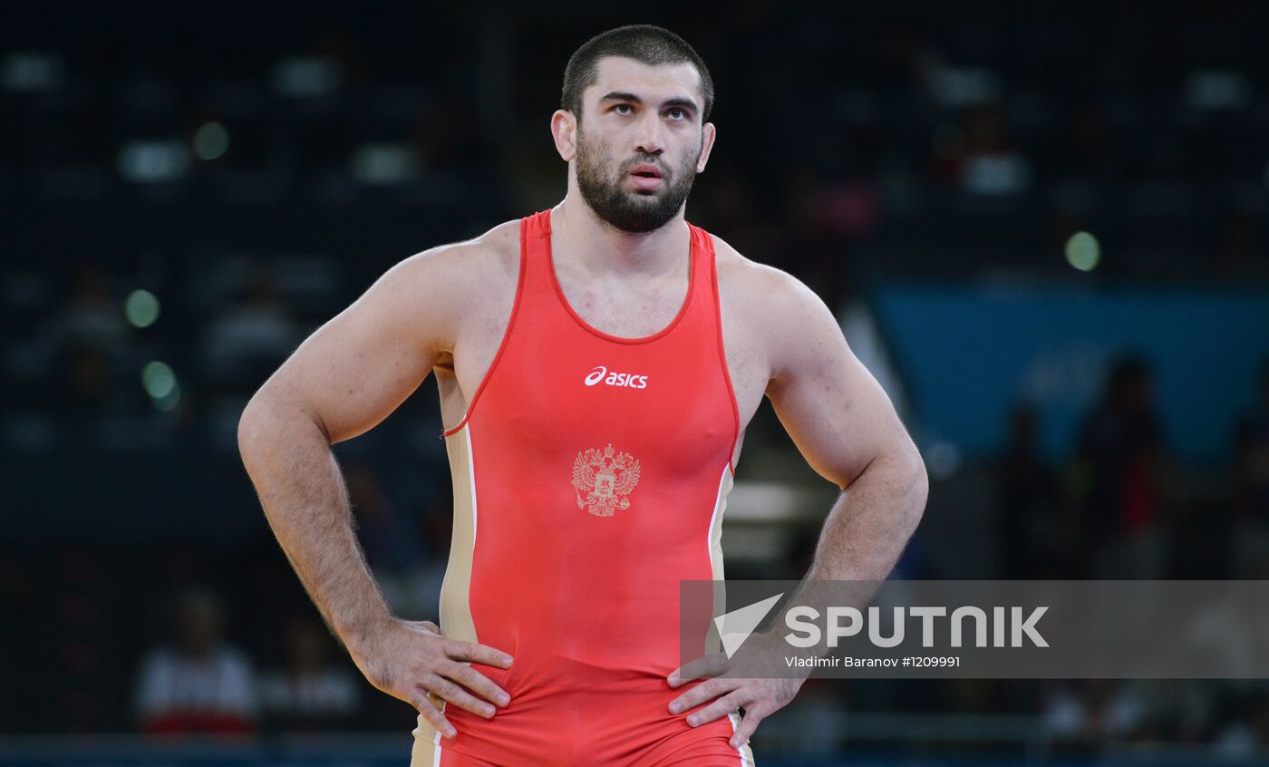 2012 Olympics. Men's freestyle wrestling. Day Two