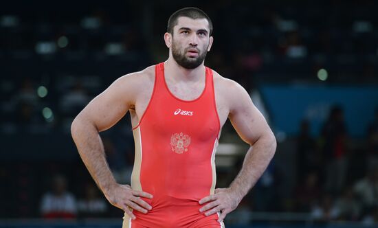 2012 Olympics. Men's freestyle wrestling. Day Two