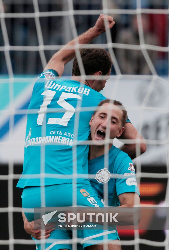 Football Russian Premier League. Zenit vs. Spartak