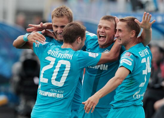 Football Russian Premier League. Zenit vs. Spartak