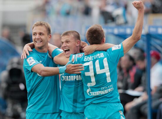 Football Russian Premier League. Zenit vs. Spartak