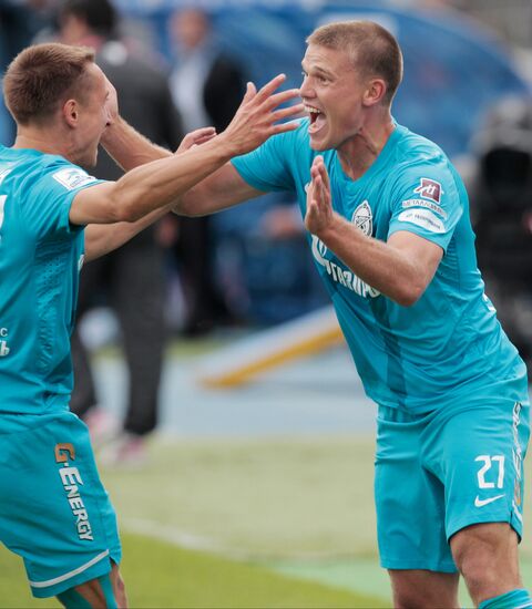 Football Russian Premier League. Zenit vs. Spartak