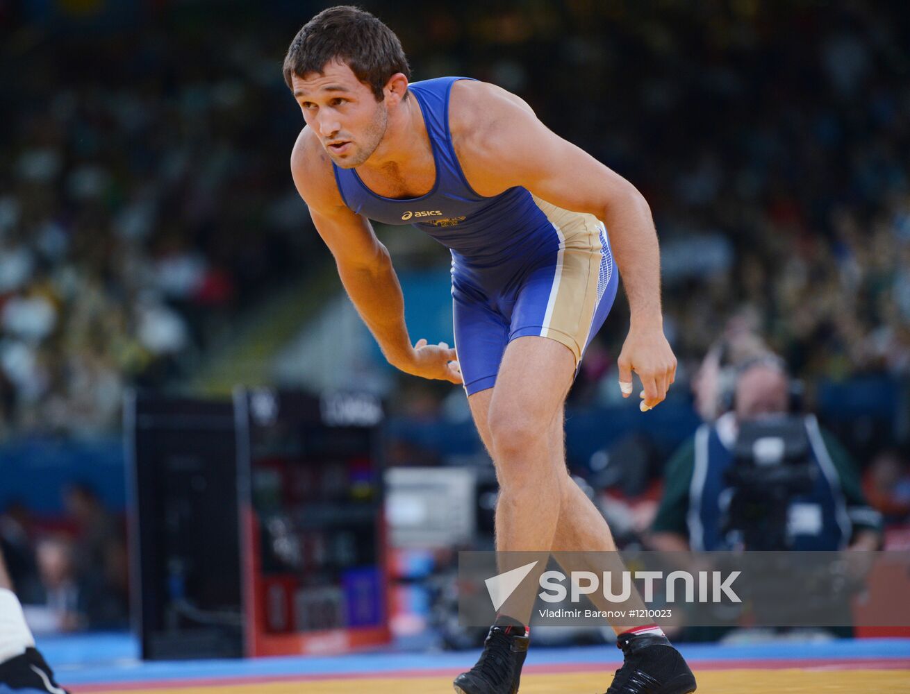 2012 Olympics. Men's freestyle wrestling. Day Two