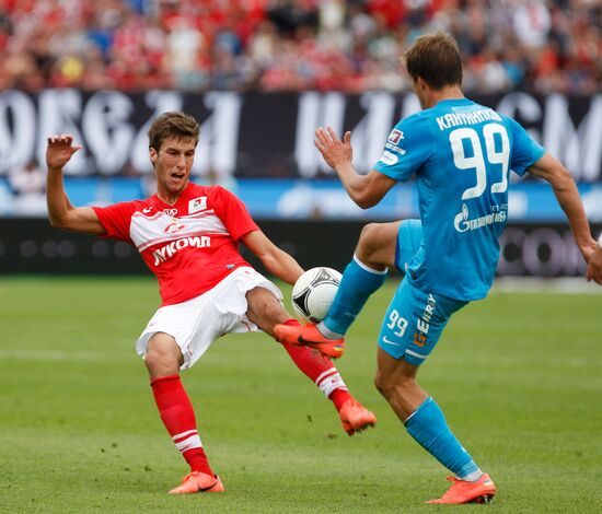 Football Russian Premier League. Zenit vs. Spartak