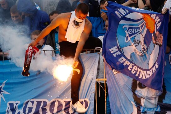 Football Russian Premier League. Zenit vs. Spartak