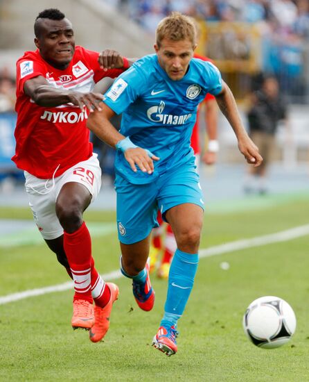 Football Russian Premier League. Zenit vs. Spartak