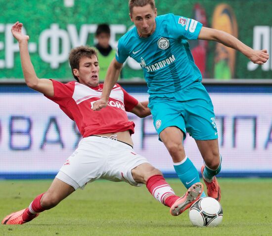 Football Russian Premier League. Zenit vs. Spartak